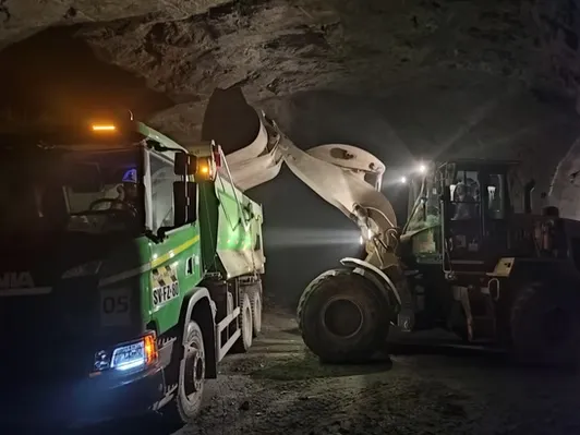 Transporte de Mineral Mina La Florida
